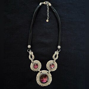 Versona Fashion Silver Statement Neckace 🖤